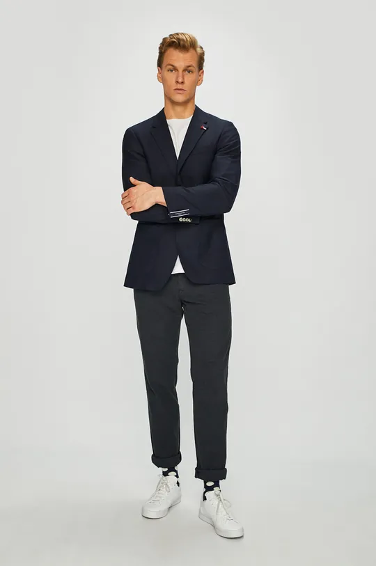 Tommy Hilfiger Tailored - Σακάκι σκούρο μπλε