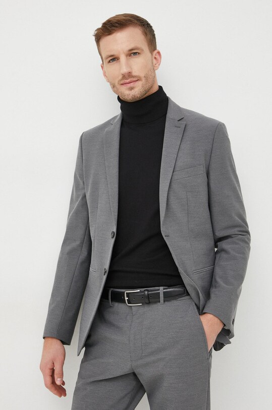 Пиджак Selected Homme мужская цвет серый | ANSWEAR.ua