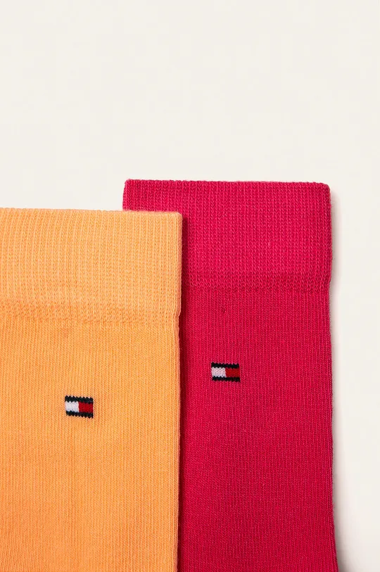 Дитячі шкарпетки Tommy Hilfiger (2-pack) рожевий