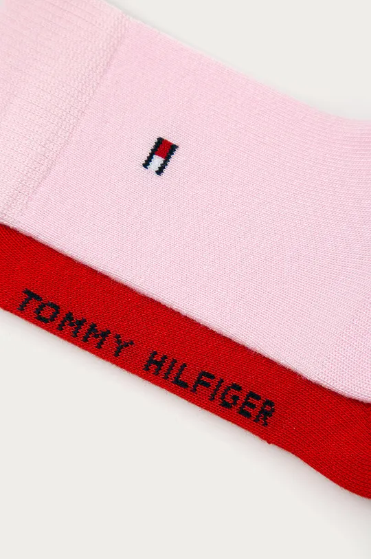 Detské ponožky Tommy Hilfiger (2-pak) červená