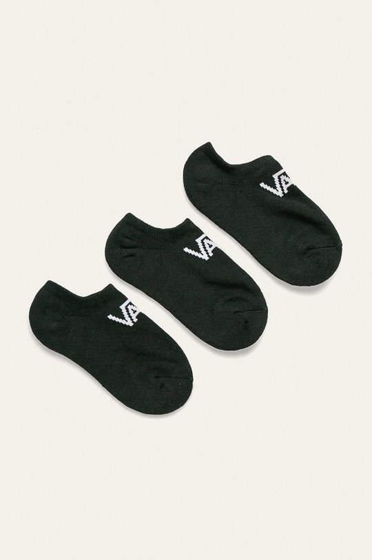 čierna Vans - Detské členkové ponožky (3 pak) Chlapčenský