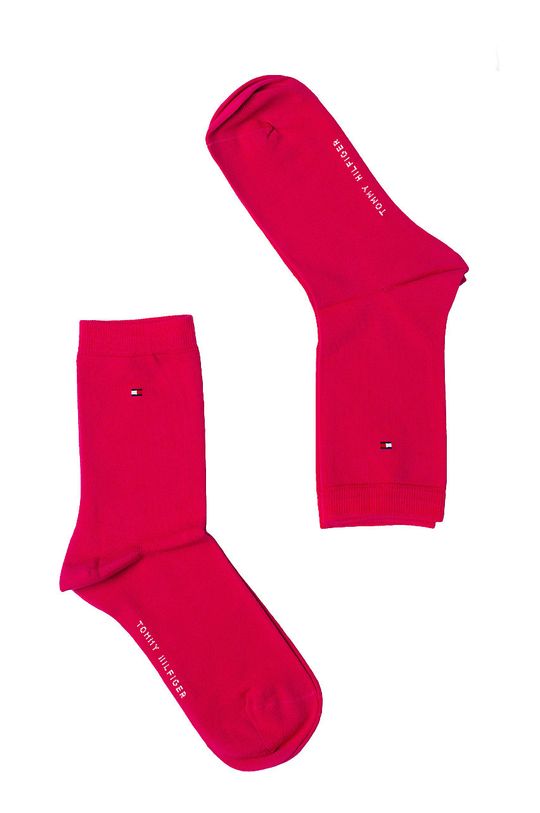 sýto ružová Tommy Hilfiger - Ponožky (2-pak) Dámsky