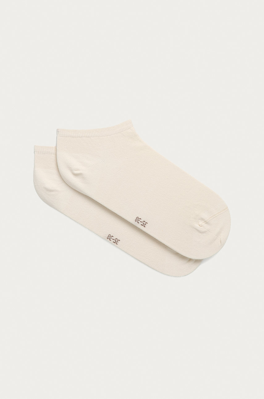 smetanová Tommy Hilfiger - Kotníkové ponožky (2-pack) Dámský