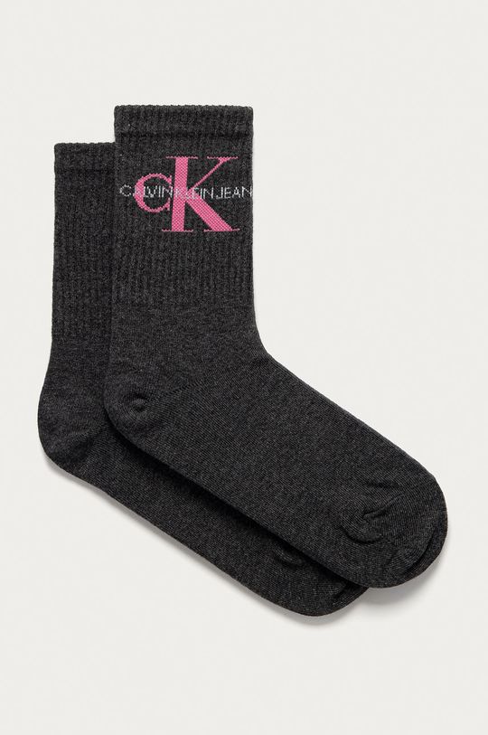 grafitová Calvin Klein - Ponožky Dámský