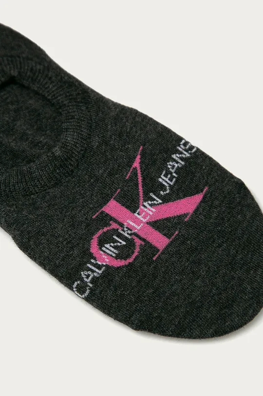 Calvin Klein - Členkové ponožky sivá