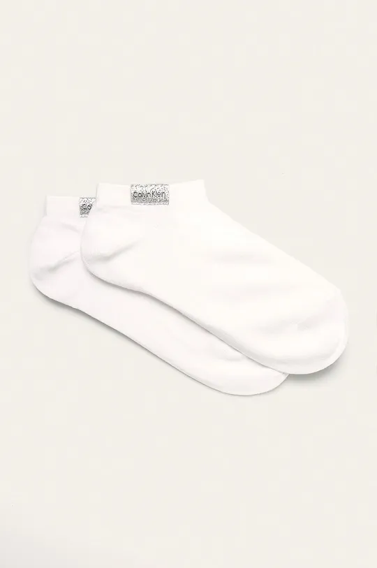 biela Calvin Klein - Členkové ponožky (2-pak) Dámsky