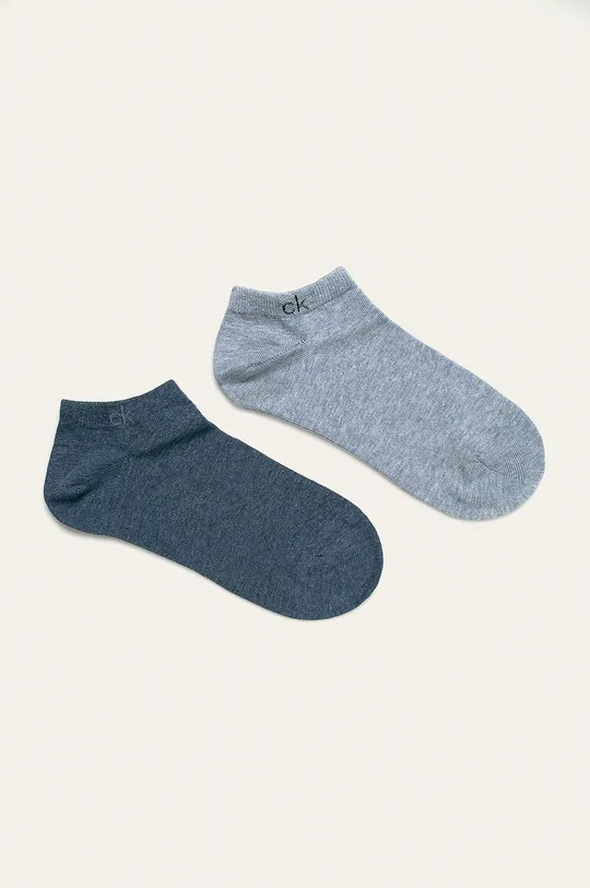 μπλε Calvin Klein - Μικρές κάλτσες (2-pack) Γυναικεία