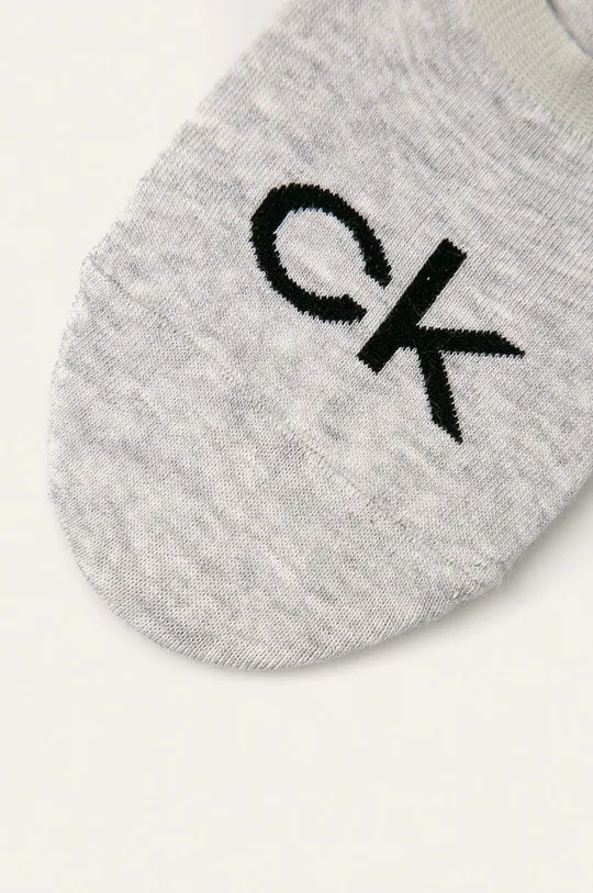 Calvin Klein - Členkové ponožky sivá