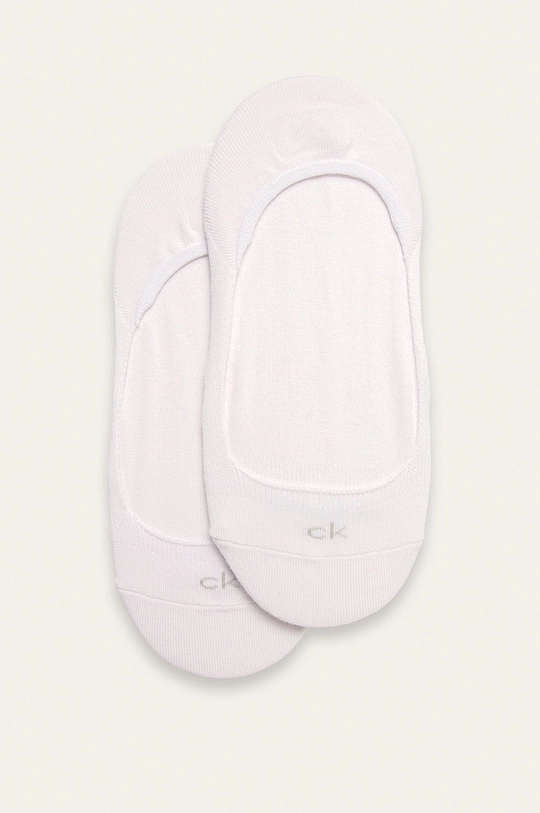 biały Calvin Klein - Stopki (2-pack) Damski