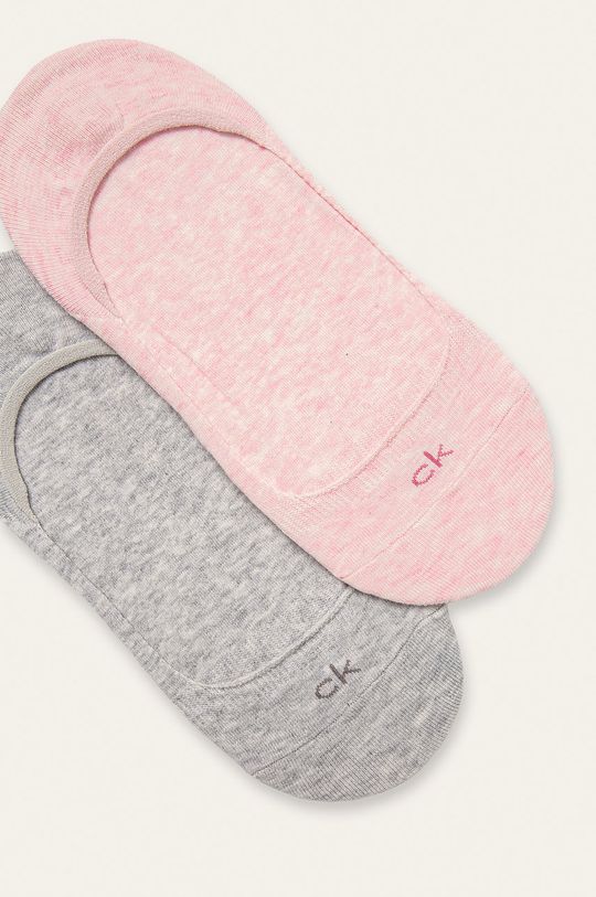 Calvin Klein - Kotníkové ponožky (2-pack) růžová