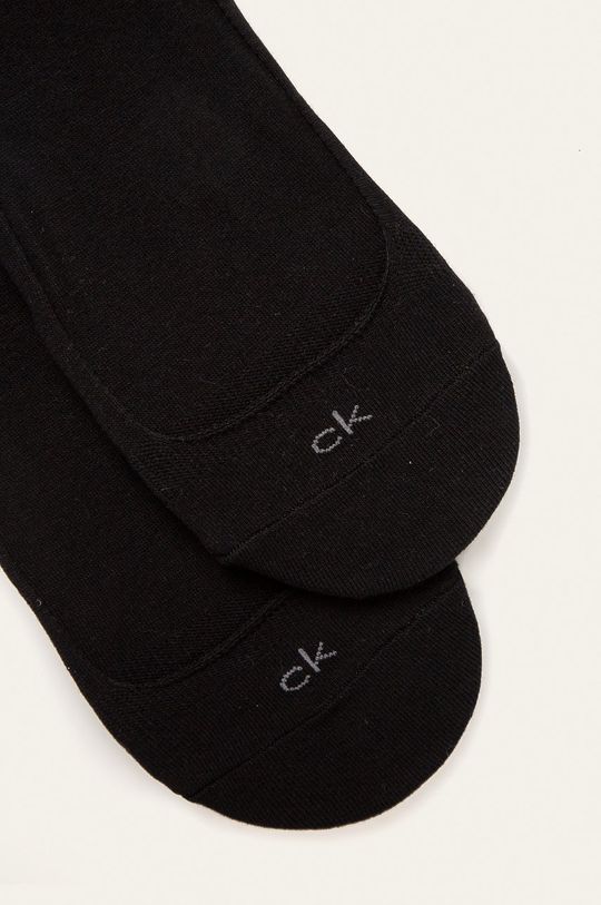 Calvin Klein - Kotníkové ponožky (2-pack) černá