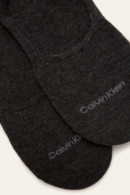 Calvin Klein - Kotníkové ponožky (2-pack) šedá