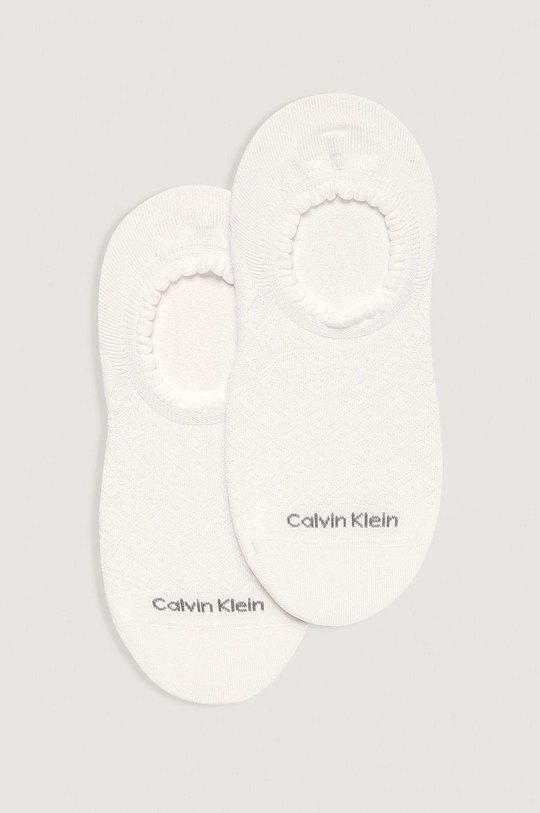 biały Calvin Klein - Stopki (2-pack) Damski