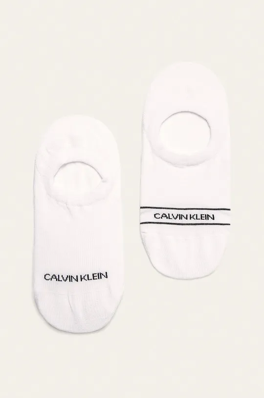 biela Calvin Klein - Členkové ponožky (2-pak) Dámsky