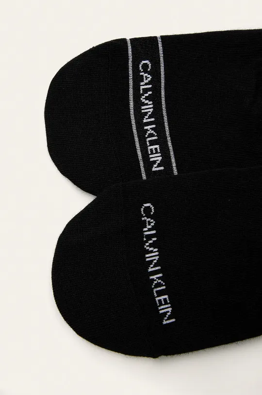 Calvin Klein - Členkové ponožky (2-pak) čierna