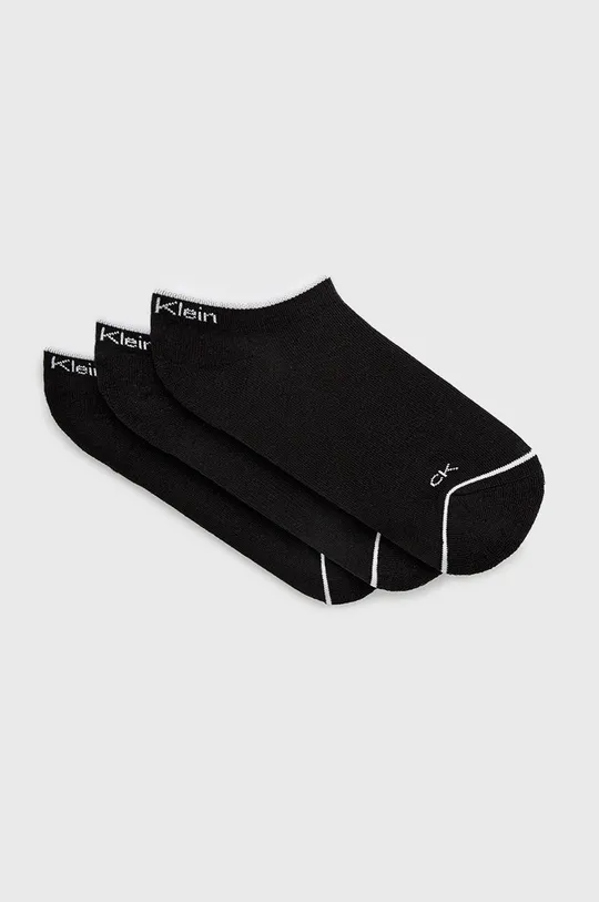 črna Calvin Klein nogavice (3-pack) Ženski
