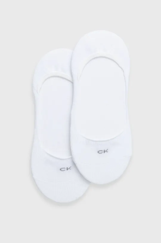 biały Calvin Klein skarpetki (2-pack) Damski