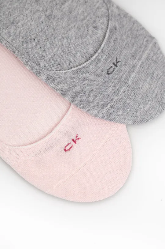 Calvin Klein zokni (2 pár) rózsaszín