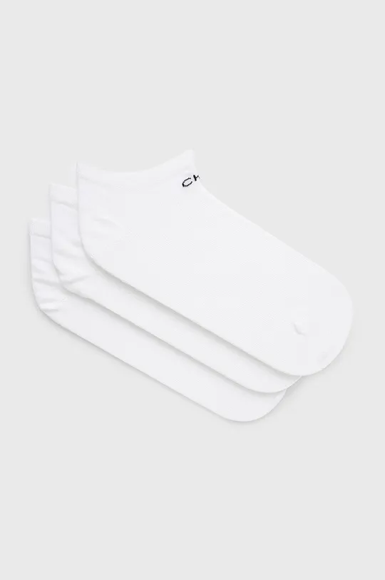 bela Calvin Klein nogavice (3-pack) Ženski