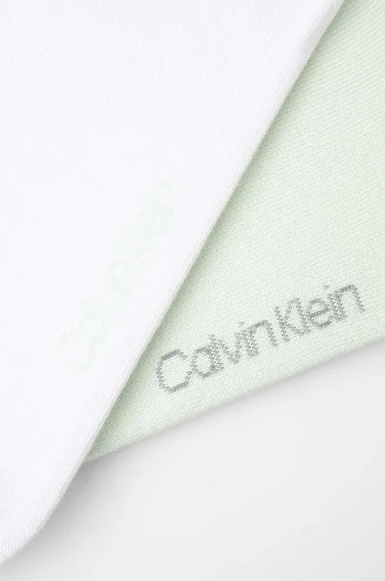 Nogavice Calvin Klein 2-pack zelena