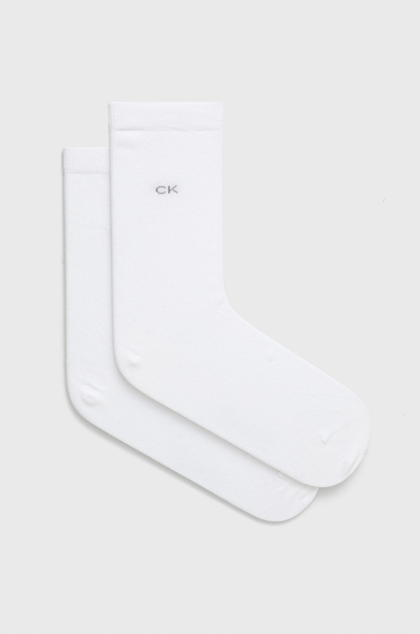 bílá Ponožky Calvin Klein (2-pack) Dámský