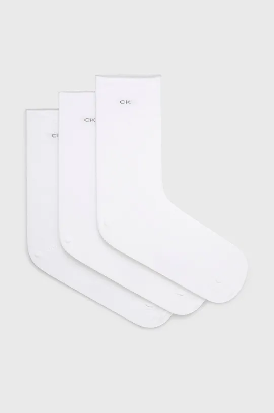 λευκό Calvin Klein κάλτσες (3-pack) Γυναικεία