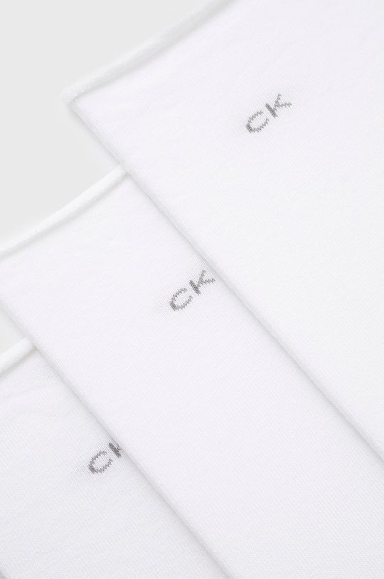 Ponožky Calvin Klein (3-pak) bílá