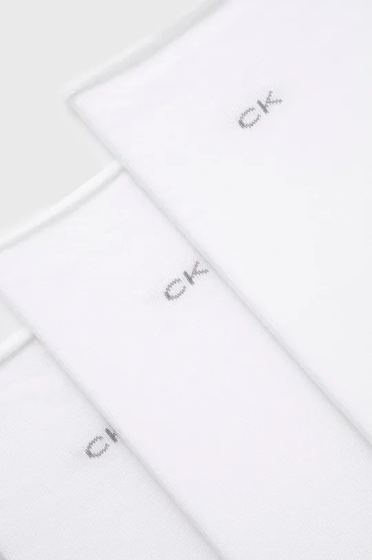 Ponožky Calvin Klein (3-pak) biela