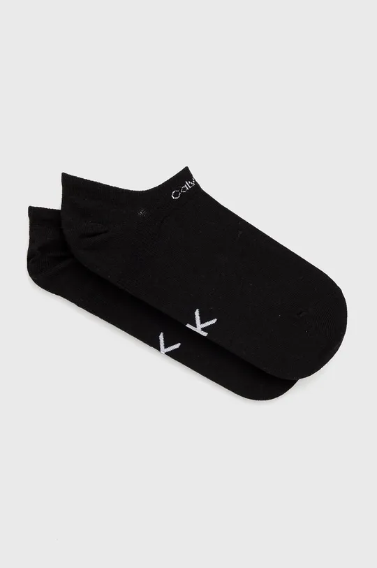 črna Calvin Klein nogavice (2-pack) Ženski
