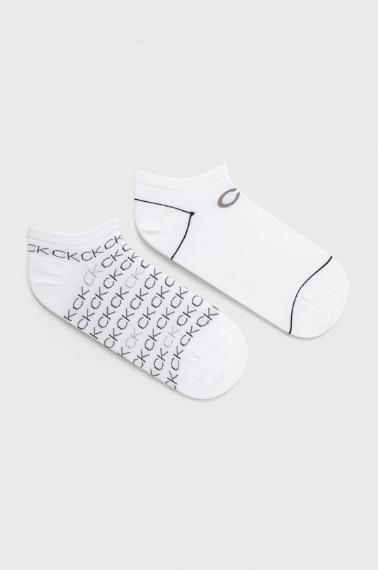 biały Calvin Klein skarpetki (2-pack) Damski