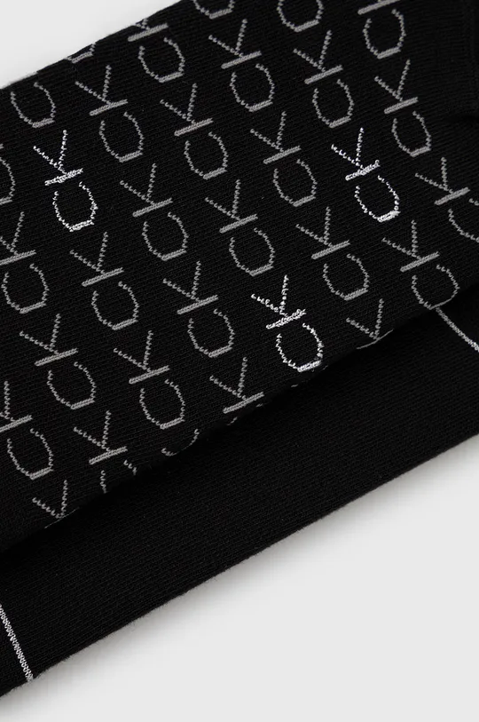 Calvin Klein nogavice (2-pack) črna
