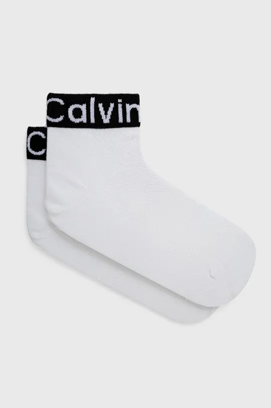 bela Calvin Klein nogavice Ženski