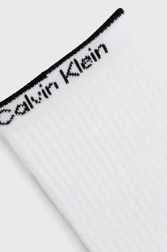 Calvin Klein skarpetki (3-pack) biały