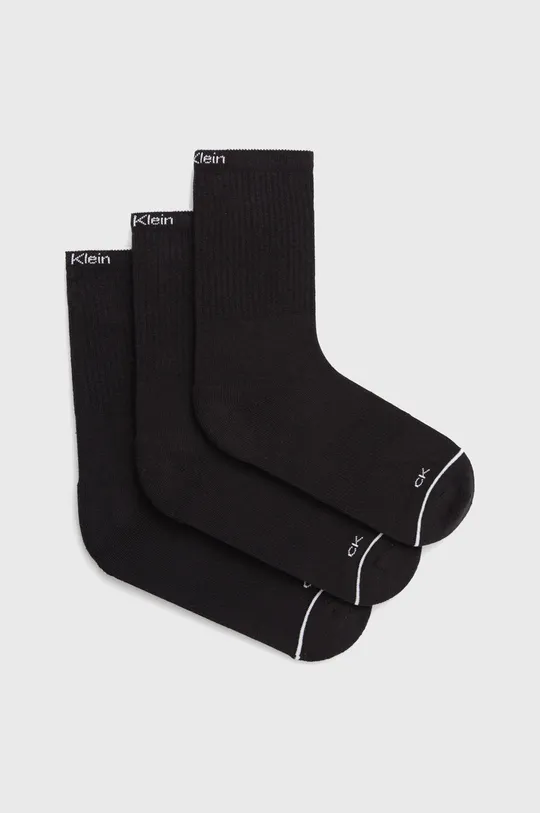 fekete Calvin Klein zokni (3 pár) Női