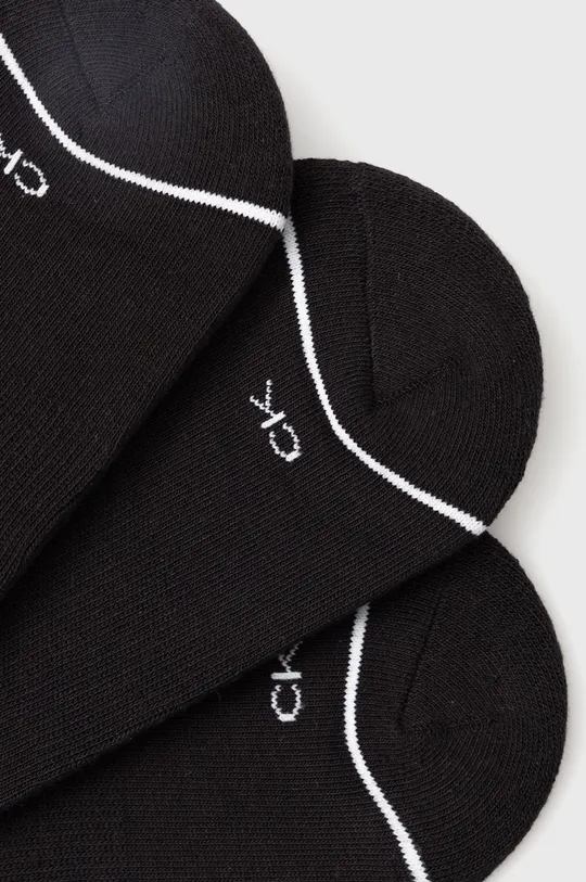 Calvin Klein zokni (3 pár) fekete