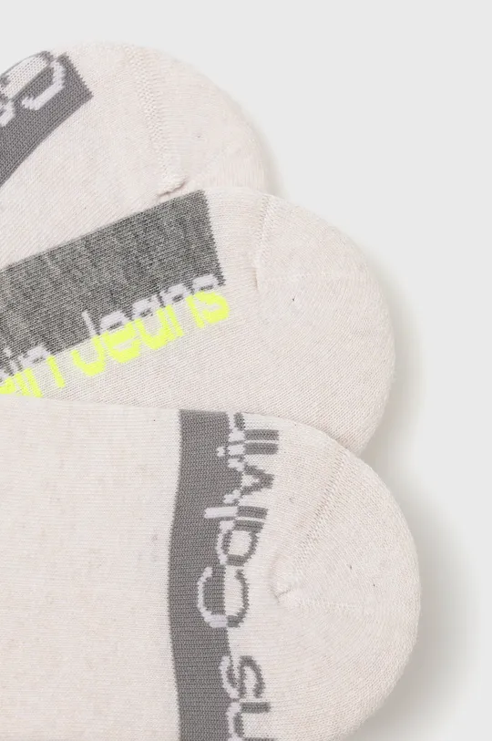 Шкарпетки Calvin Klein бежевий