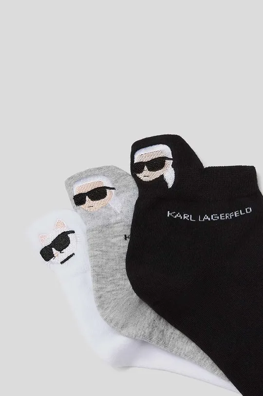 Karl Lagerfeld calzini pacco da 3 multicolore