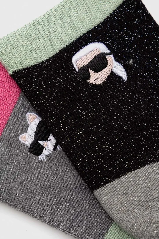 Шкарпетки Karl Lagerfeld 2-pack барвистий