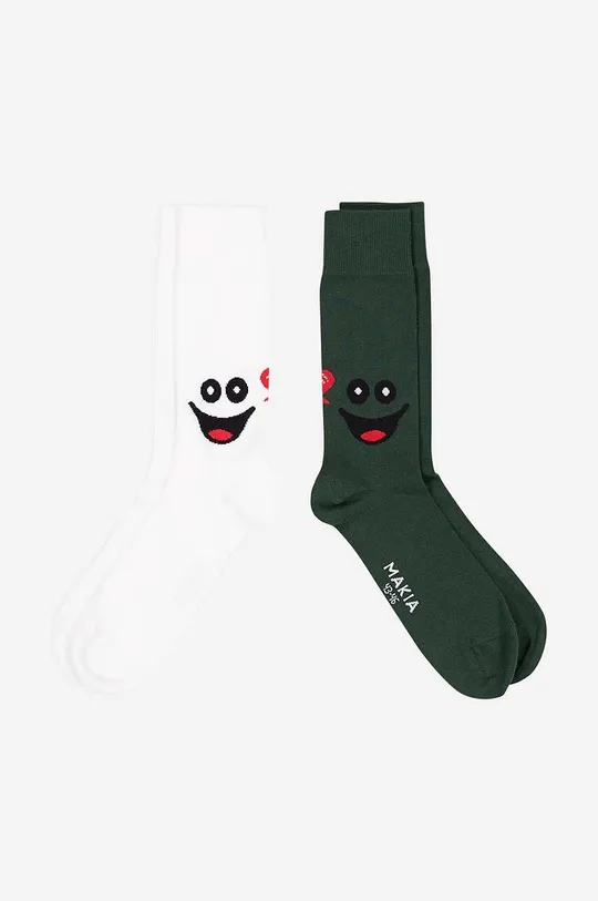 zelená Ponožky Makia Smiley 2-pack Dámský