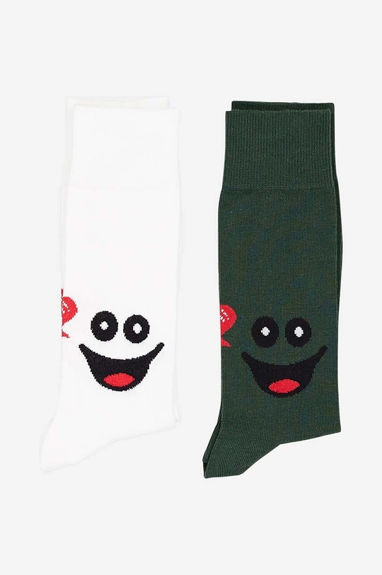 Makia șosete Smiley 2-pack verde