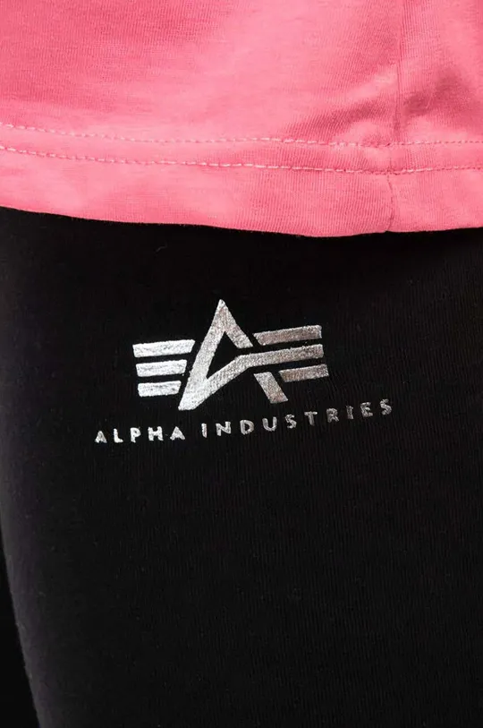 чёрный Леггинсы Alpha Industries