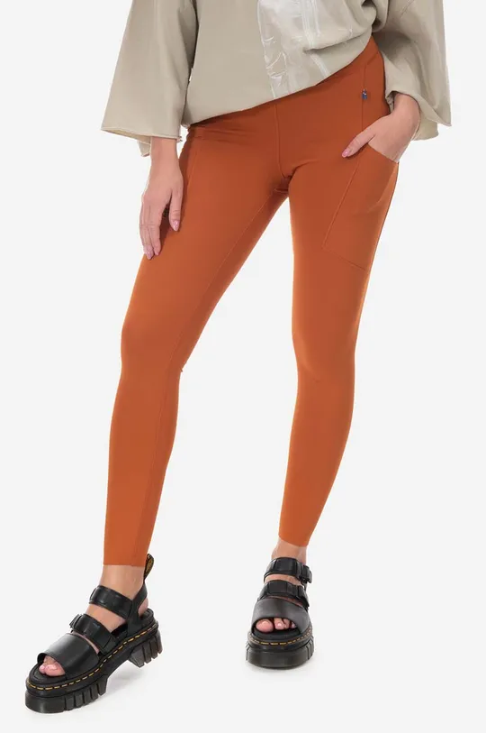 oranžová Legíny Fjallraven Abisko Tights W F84773 243 Dámský