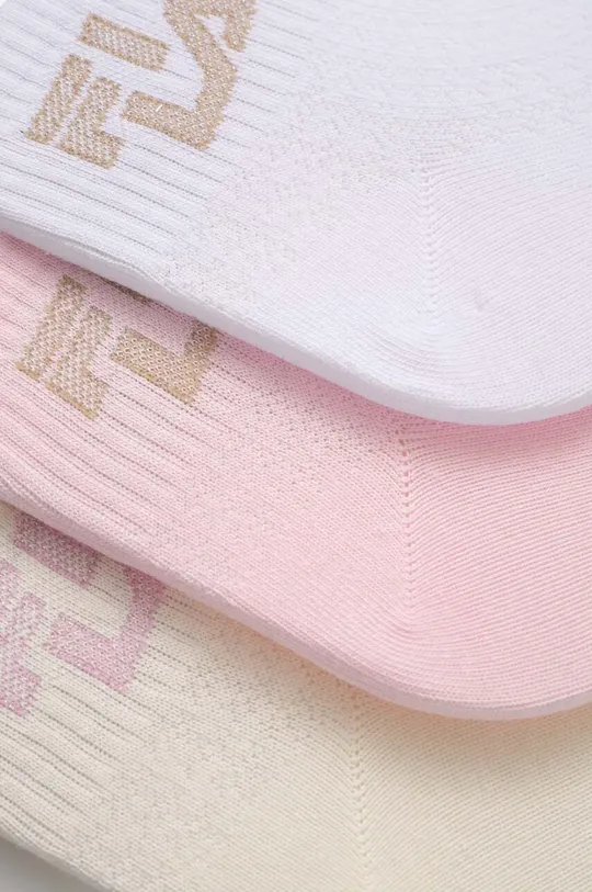 Κάλτσες Fila 3-pack ροζ