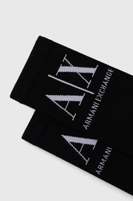 Κάλτσες Armani Exchange μαύρο