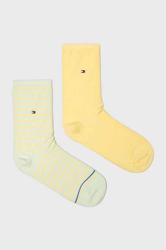 žltá Tommy Hilfiger - Ponožky (2 pak) Dámsky