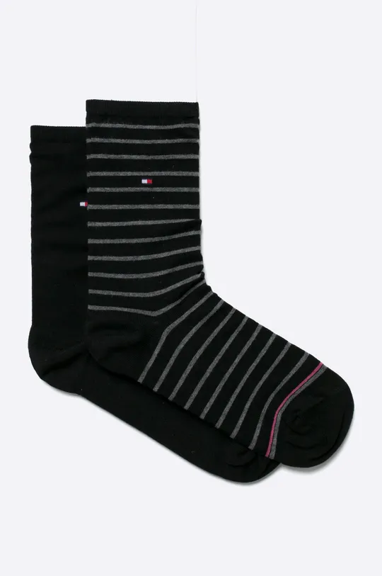 čierna Vysoké ponožky Tommy Hilfiger 443015001 Dámsky