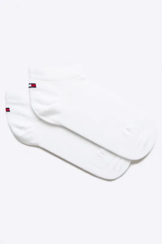 bela Otroške nogavice Tommy Hilfiger (2-pack) Dekliški