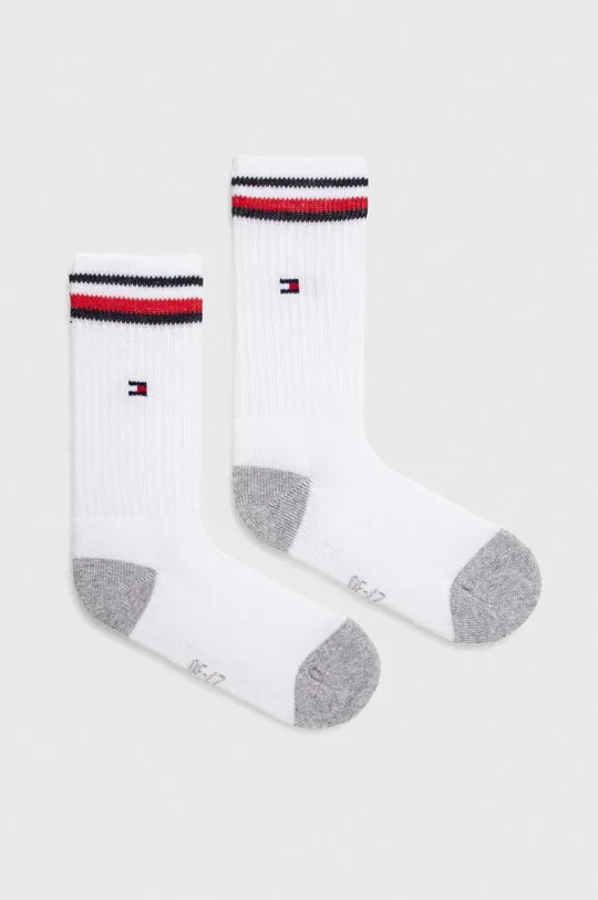 biela Detské ponožky Tommy Hilfiger 2-pak Detský