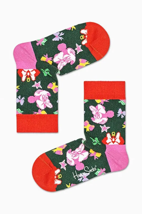 πράσινο Παιδικές κάλτσες Happy Socks x Disney Minnie Παιδικά