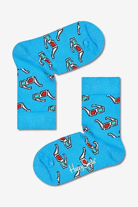 niebieski Happy Socks skarpetki dziecięce 3D Glasses Dziecięcy